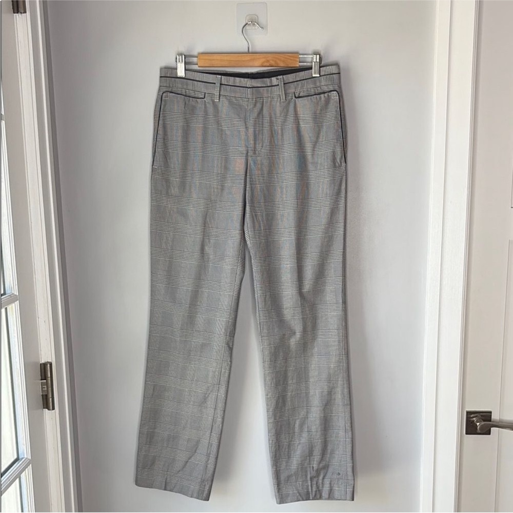 Zara Mens Plaid Trousers Pants Men's Size